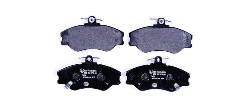 HELLA 8DB 355 016-641 Bremsbelagsatz, Scheibenbremsbelag f&uuml;r HYUNDAI