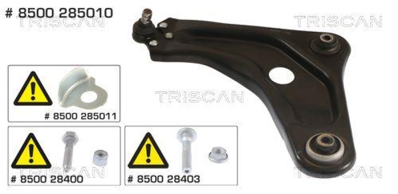TRISCAN 8500 285010 Querlenker f&uuml;r Peugeot 208