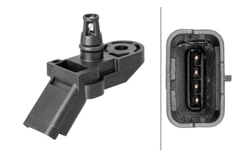 HELLA 6PP 009 400-301 Sensor, Saugrohrdruck f&uuml;r P.S.A/FIAT