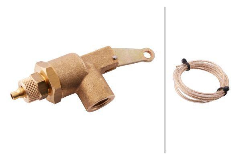 HELLA 9XL 715 989-001 Zugventil CA34 Handbetätigung