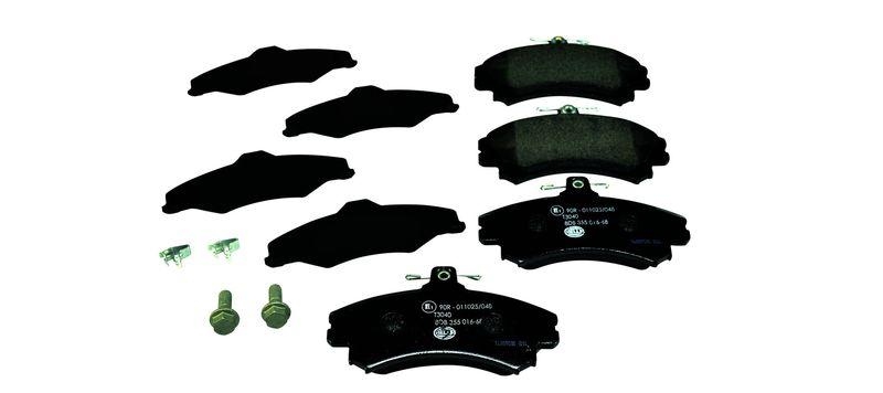 HELLA 8DB 355 016-681 Bremsbelagsatz, Scheibenbremsbelag f&uuml;r MITSU./VOLVO/PROTON