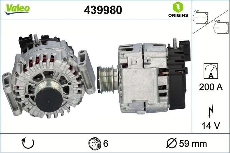 VALEO 439980 Generator Neu - ORIGINS
