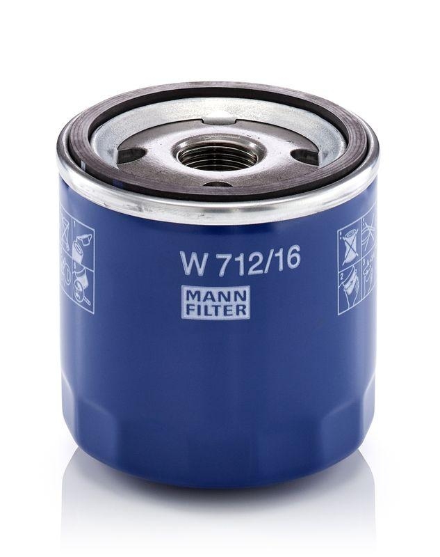 MANN-FILTER W712/16 Ölfilter