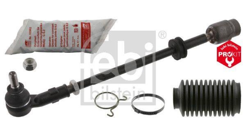 FEBI BILSTEIN 100342 Spurstange mit Lenkmanschettensatz f&uuml;r VW-Audi