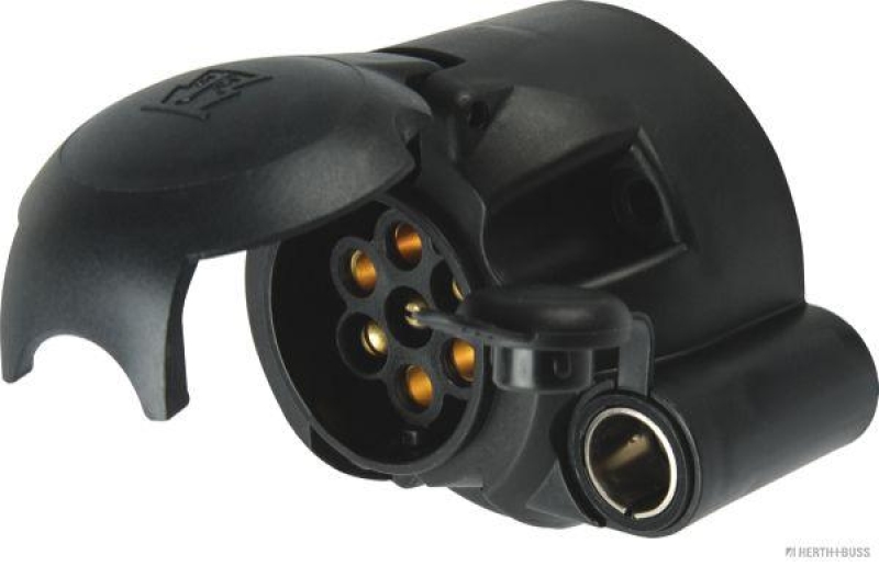 HERTH+BUSS 51305150 Steckdose 7-polig, 6 - 12 V, DIN ISO 1724 + 4165