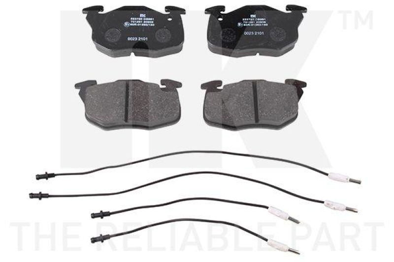 NK 223720 Bremsbelagsatz, Scheibenbremse f&uuml;r PEUGEOT