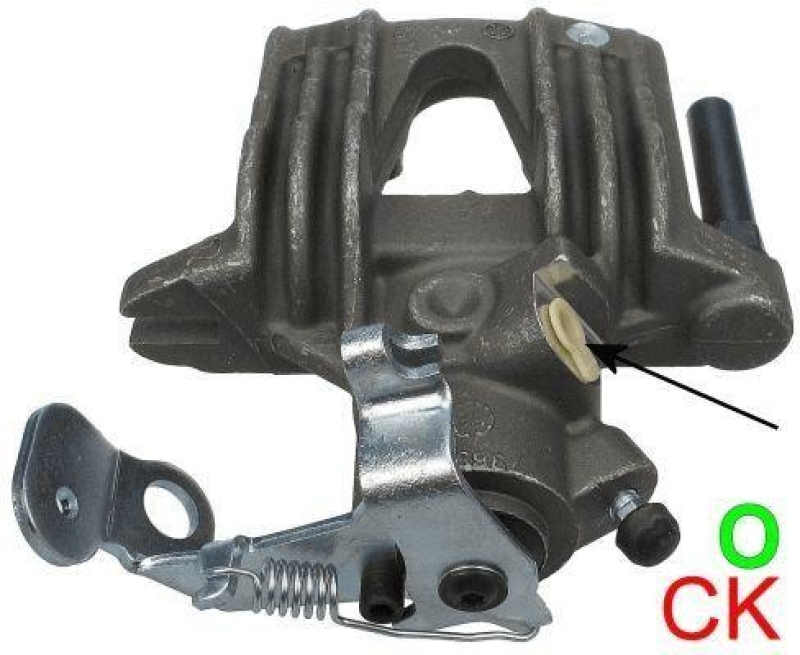 HELLA 8AC 355 381-311 Bremssattel f&uuml;r OPEL