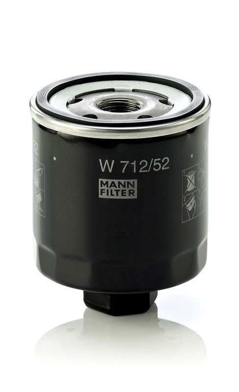 MANN-FILTER W712/52 Ölfilter Außendurchmesser 76mm Höhe 92mm