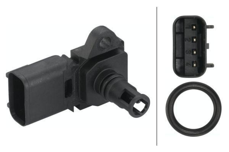 HELLA 6PP 009 400-491 Sensor, Saugrohrdruck f&uuml;r FORD/LANDROVER/VOLVO/...
