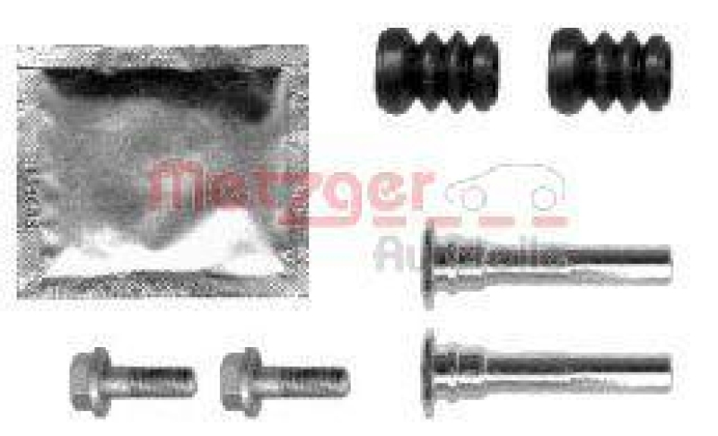 METZGER 113-1405X Führungshülsensatz, Bremssattel für HONDA/SUZUKI