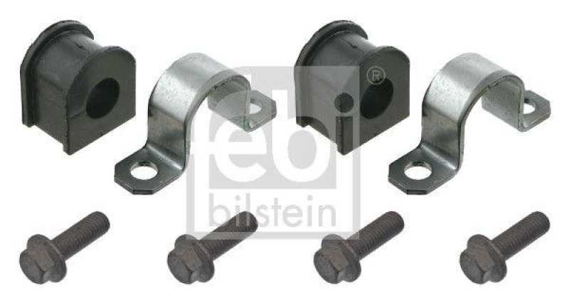 FEBI BILSTEIN 27400 Stabilisatorlagersatz mit Haltern und Schrauben f&uuml;r Ford