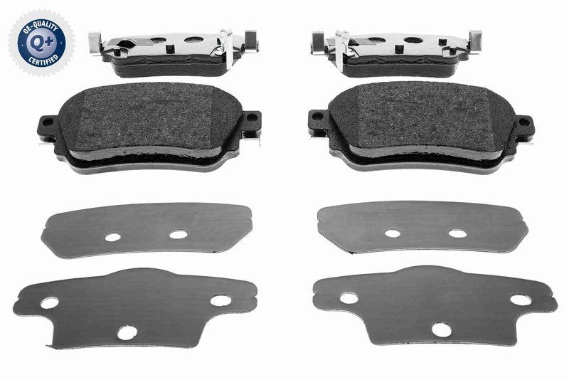 ACKOJA A38-0319 Bremsbelagsatz, Scheibenbremse Hinterachse für NISSAN