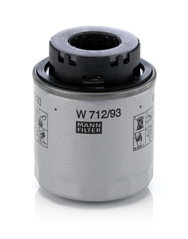MANN-FILTER W 712/93 Ölfilter für VW