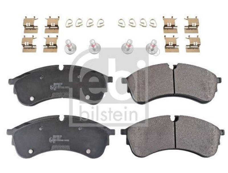 FEBI BILSTEIN 116250 Bremsbelagsatz mit Befestigungsmaterial f&uuml;r VW-Audi