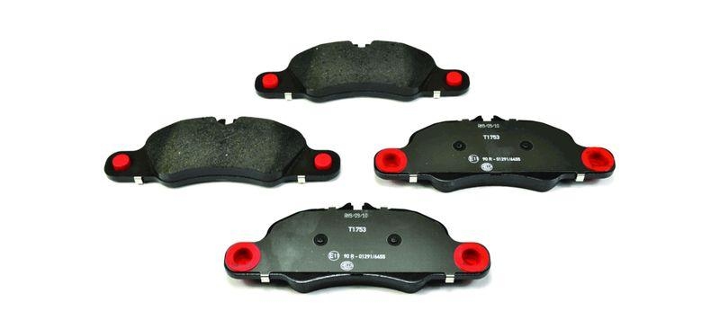 HELLA 8DB 355 013-801 Bremsbelagsatz, Scheibenbremsbelag für PORSCHE