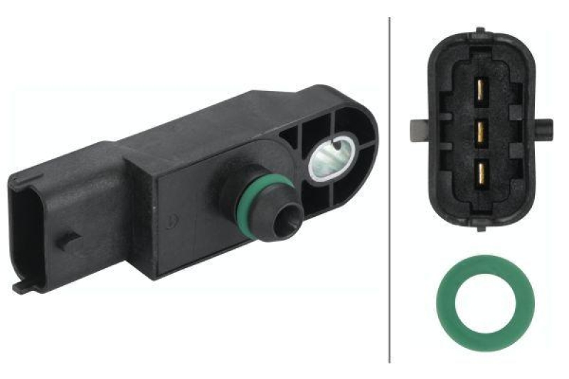 HELLA 6PP 009 400-751 Sensor, Ladedruck f&uuml;r RENAULT/NISSAN/OPEL/...