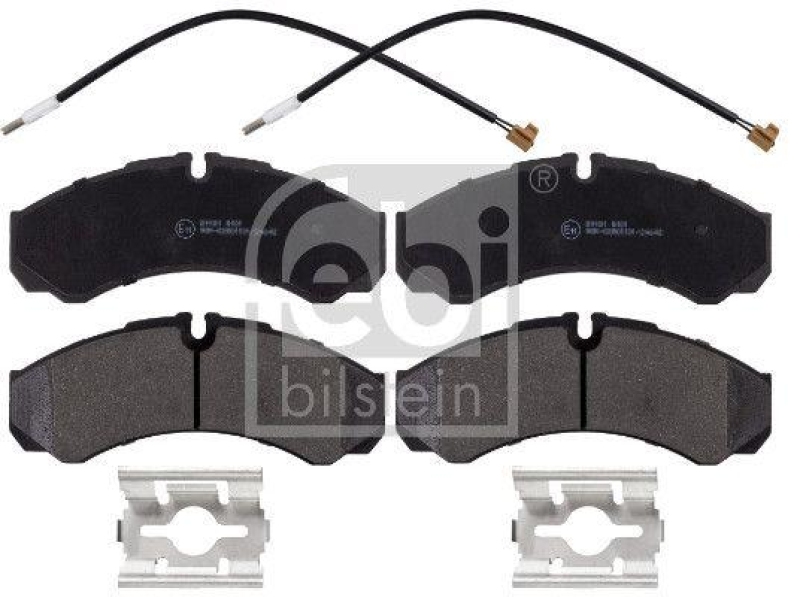 FEBI BILSTEIN 116255 Bremsbelagsatz f&uuml;r Renault