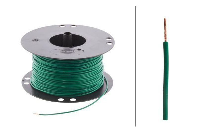 HELLA 8KL 054 004-002 Leitungssatz FLY, grün 0,75 mm², Länge 100 m