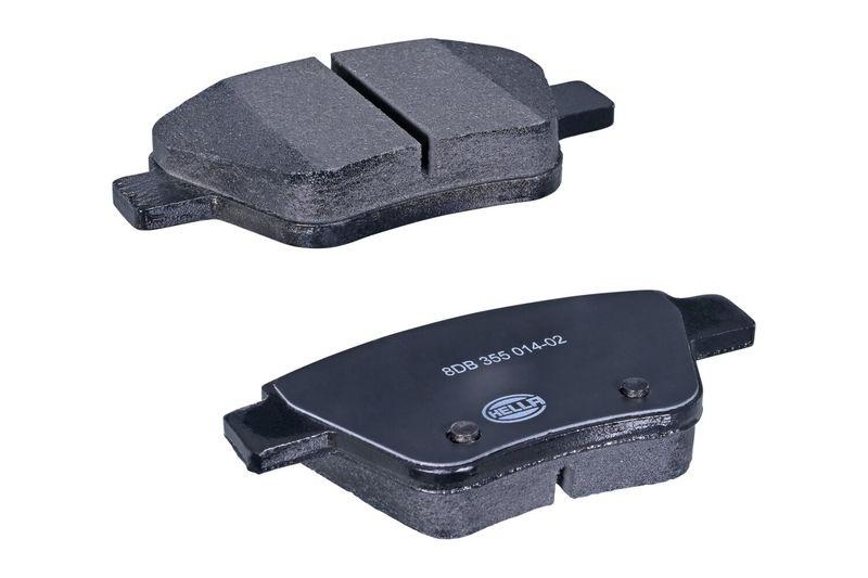 HELLA 8DB 355 014-021 Bremsbelagsatz, Scheibenbremsbelag f&uuml;r VW/SKODA/AUDI/SEAT