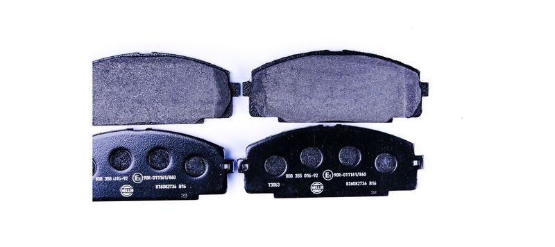 HELLA 8DB 355 016-921 Bremsbelagsatz, Scheibenbremsbelag f&uuml;r TOYOTA