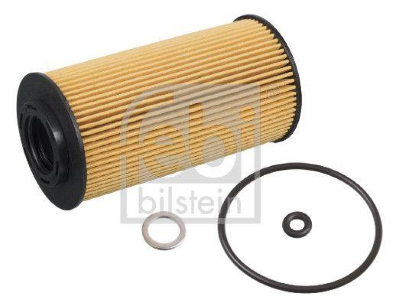 FEBI BILSTEIN 184391 Ölfilter mit Dichtringen für HYUNDAI