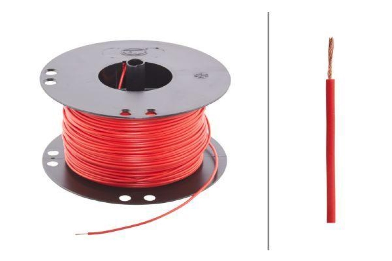HELLA 8KL 054 005-002 Leitungssatz FLY, rot 0,75 mm², Länge 100 m