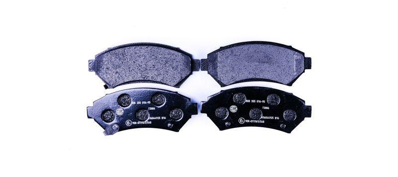 HELLA 8DB 355 016-951 Bremsbelagsatz, Scheibenbremsbelag f&uuml;r OPEL/CHEVROLET