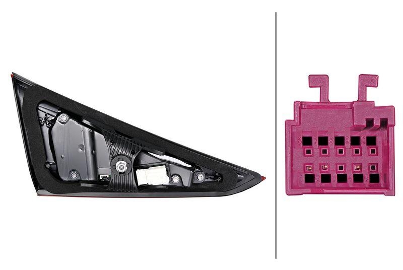 HELLA 2SA 013 103-121 Heckleuchte rechts LED MB