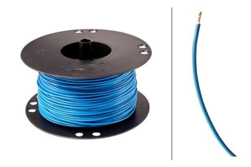 HELLA 8KL 054 006-002 Leitungssatz FLY, blau 0,75 mm&sup2;, L&auml;nge 100 m