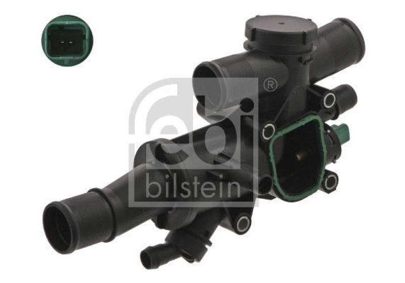 FEBI BILSTEIN 36180 Thermostat mit Geh&auml;use, Dichtung und Temperaturschalter f&uuml;r Peugeot