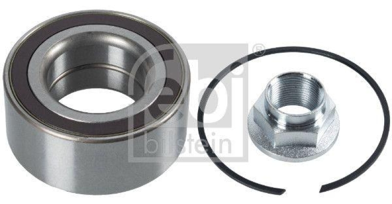 FEBI BILSTEIN 100177 Radlagersatz mit ABS-Impulsring, Achsmutter und Sicherungsring f&uuml;r Land Rover