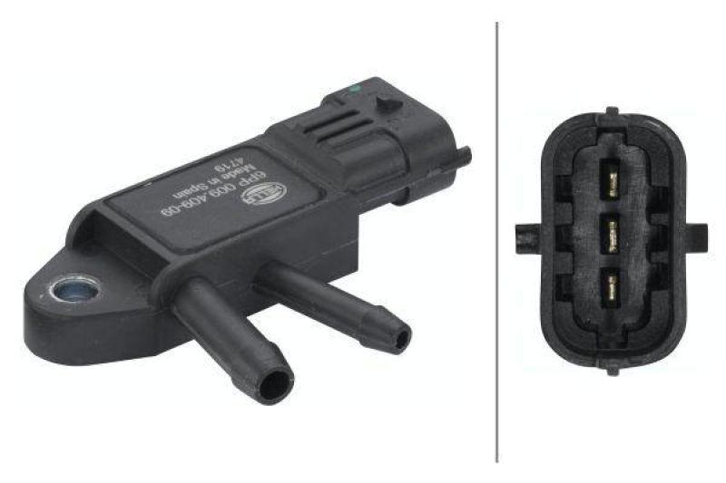 HELLA 6PP 009 409-091 Sensor, Abgasdruck f&uuml;r FIAT/ALFA/FORD/LANCIA