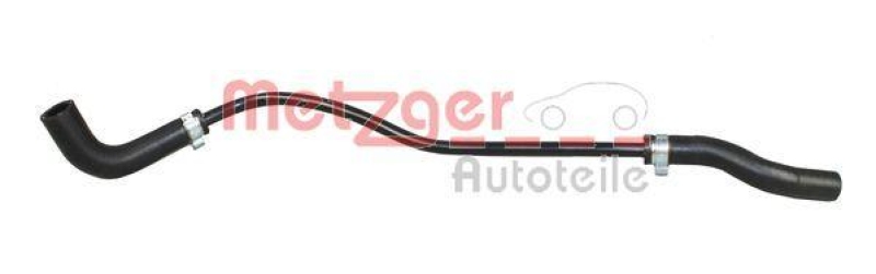 METZGER 2420832 K&uuml;hlerschlauch f&uuml;r OPEL