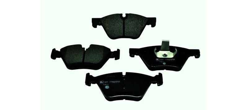 HELLA 8DB 355 014-351 Bremsbelagsatz, Scheibenbremsbelag f&uuml;r BMW