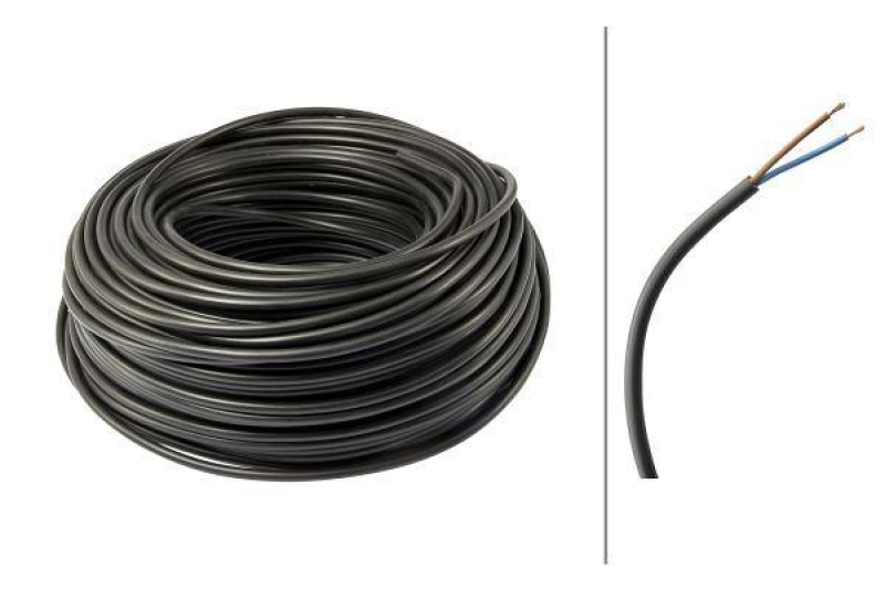 HELLA 8KL 177 370-042 Leitungssatz H05 VV-F 1 mm², Länge 100 m