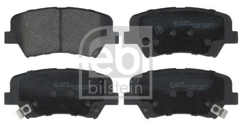 FEBI BILSTEIN 116261 Bremsbelagsatz f&uuml;r HYUNDAI
