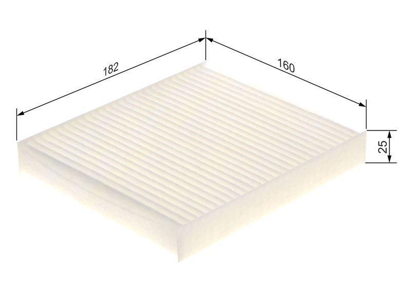 BOSCH 1 987 435 076 Filter Innenraumluft