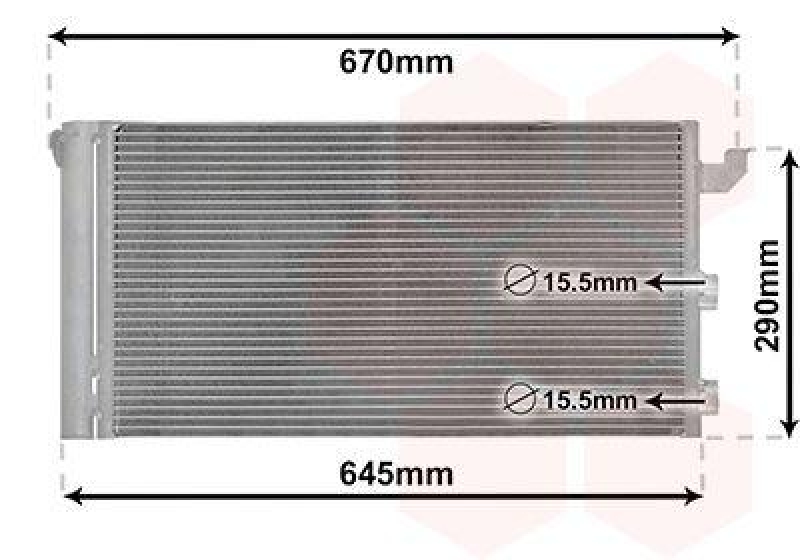 VAN WEZEL 17005406 Kondensator mit Trockner