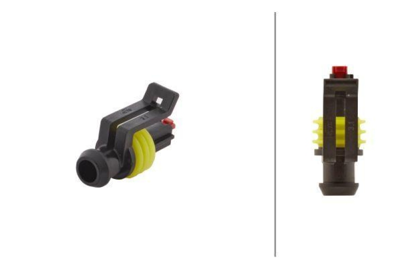 HELLA 8JA 746 184-012 Steckgeh&auml;use, 1 polig Parallelverbinder