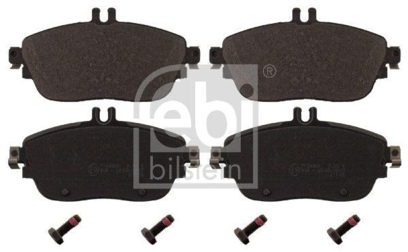 FEBI BILSTEIN 16870 Bremsbelagsatz mit Befestigungsschrauben f&uuml;r Mercedes-Benz