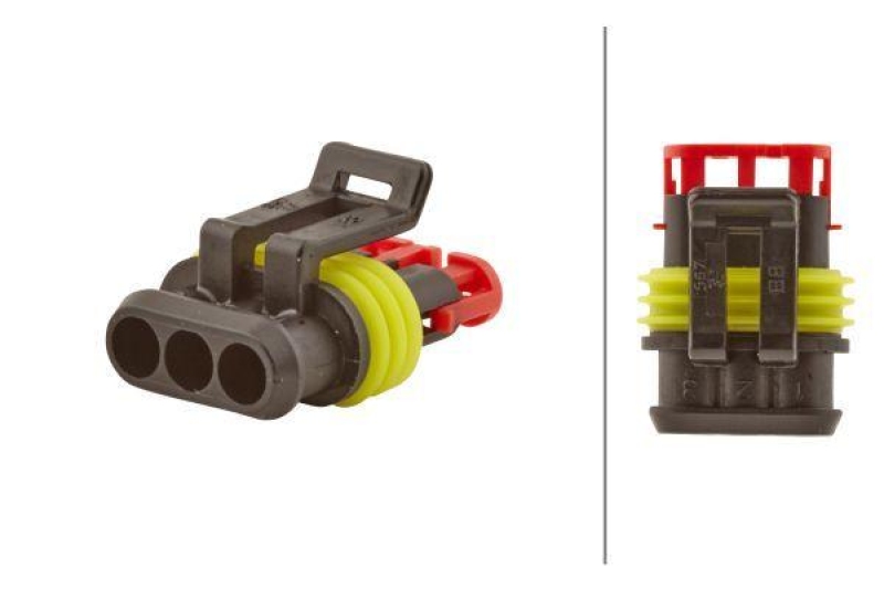 HELLA 8JA 746 184-032 Steckgeh&auml;use, mit Buchse Parallelverbinder