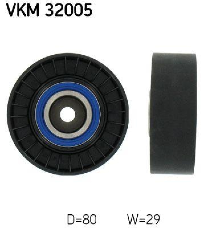 SKF VKM3 2005 Umlenk-/F&uuml;hrungsrolle Keilrippenriemen