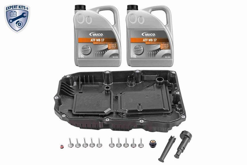 VAICO V30-2377 Teilesatz, Automatikgetriebe-&Ouml;lwechsel 9-Gang (9G-Tronic 725.0) f&uuml;r MERCEDES-BENZ