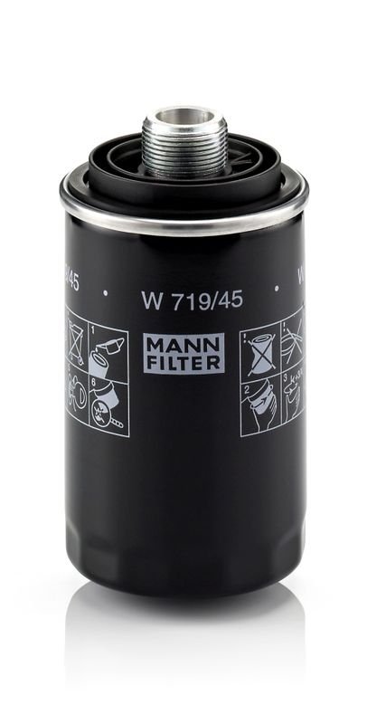 MANN-FILTER W719/45 Ölfilter Außendurchmesser 76mm Höhe 143mm