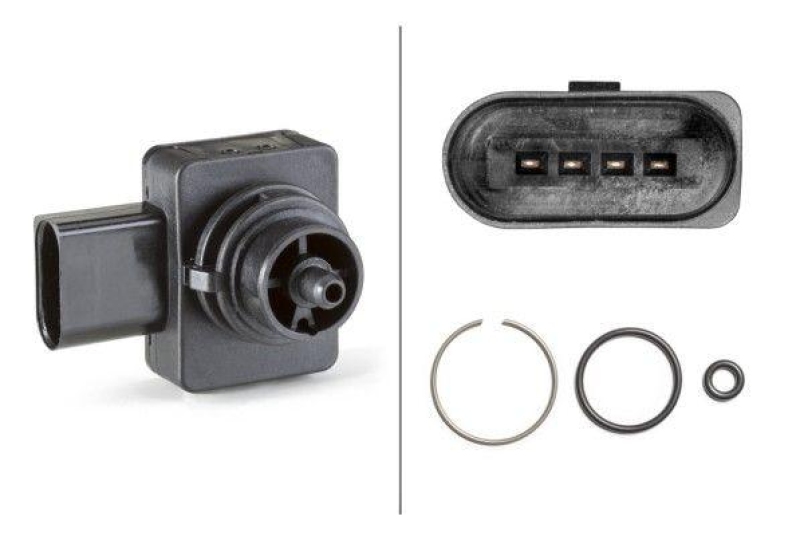 HELLA 6PP 013 112-271 Sensor, Saugrohrdruck