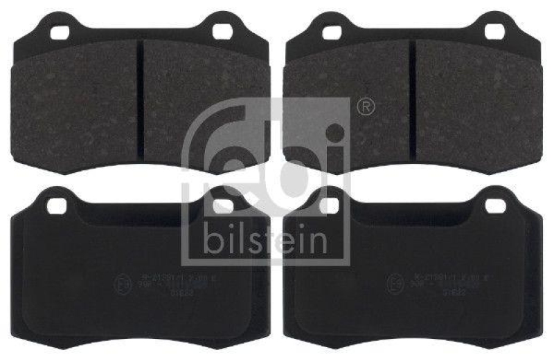 FEBI BILSTEIN 16887 Bremsbelagsatz f&uuml;r CITROEN