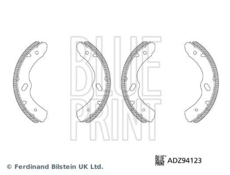 BLUE PRINT ADZ94123 Bremsbackensatz f&uuml;r Isuzu