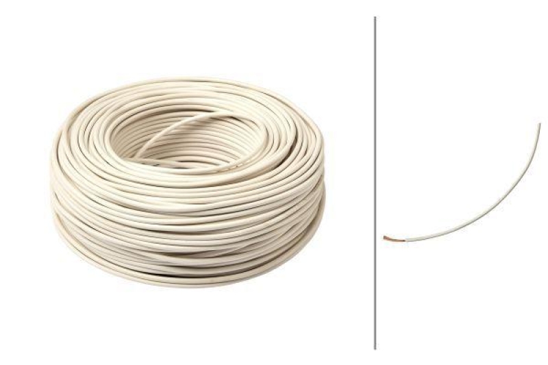 HELLA 8KL 712 930-001 Leitungssatz FLY, weiss 0,75 mm&sup2;, L&auml;nge 50 m