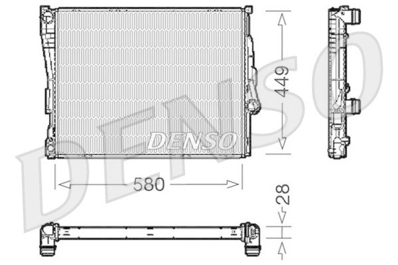 DENSO DRM05069 K&uuml;hler BMW 3 Compact (E46) 316 ti (2001 - 2005)