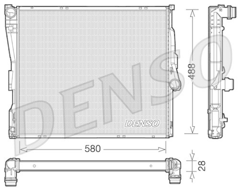 DENSO DRM05090 K&uuml;hler BMW X3 (E83) 2.0 d (2004 - )